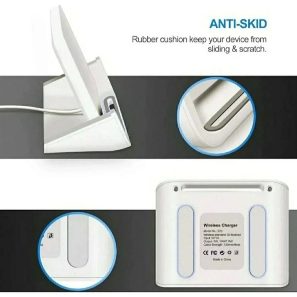 Wireless Cell Phone Fast Charging Charger Stand & Holder - Picture 5 of 6